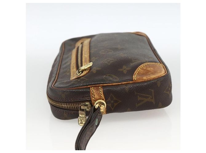 LOUIS VUITTON Clutch Marly Dragonne GM Monogram M51825 LV Auth ARZ278 Monogramma - vista 3