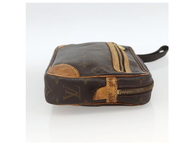 LOUIS VUITTON Clutch Marly Dragonne GM Monogram M51825 LV Auth ARZ278 Monogramma - vista 4