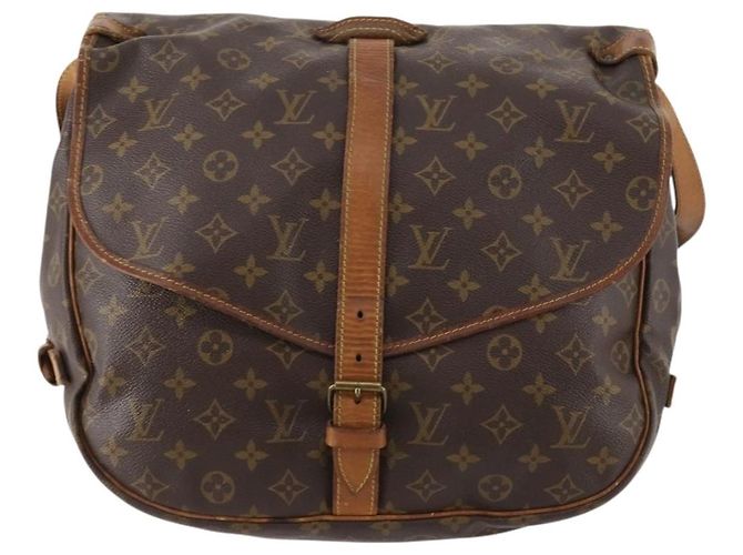 LOUIS VUITTON Borsa a Spalla Monogram Saumur 35 M42254 LV Auth hk3565 Monogramma - vista 13