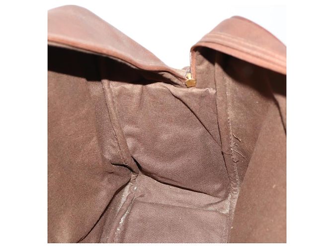 Borsa a Spalla Burberrys Nova Check in Pelle PVC Beige Oro Auth ep13571 D'oro - vista 19