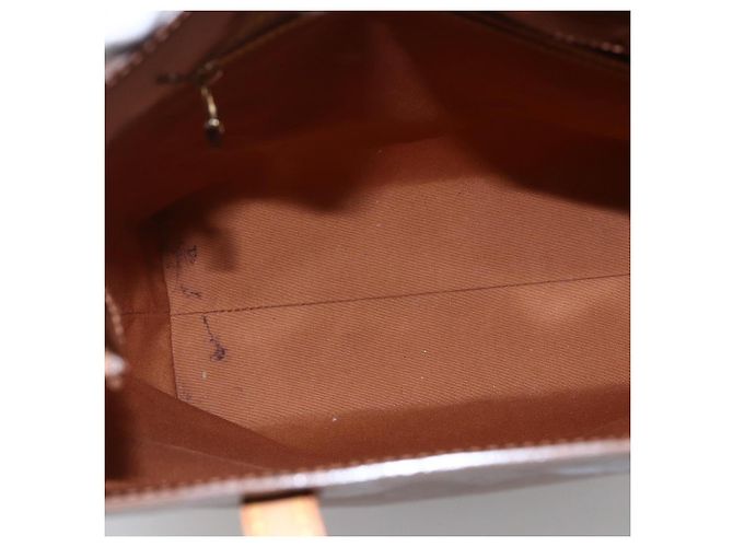 LOUIS VUITTON Monogram Vernis Reade MM Borsa a Mano Bronzo M91143 LV Auth 170090 - vista 11