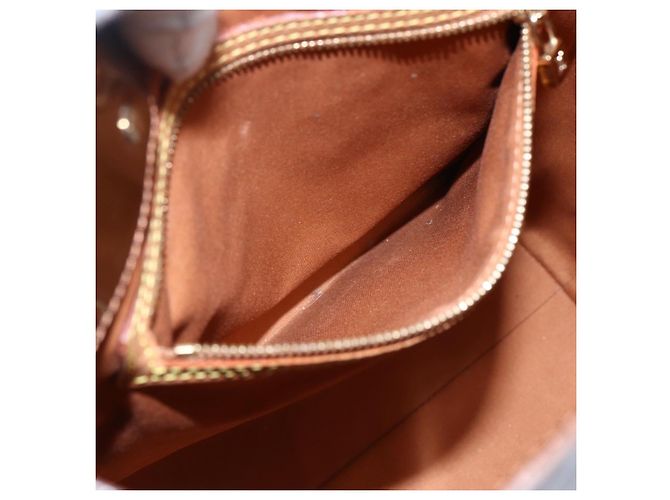 LOUIS VUITTON Monogram Vernis Reade MM Borsa a Mano Bronzo M91143 LV Auth 170090 - vista 20
