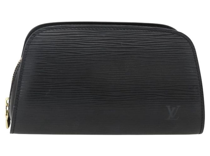 LOUIS VUITTON Pochette Dauphine PM Epi Nera M48442 LV Auth BSZ408 Nero - vista 13