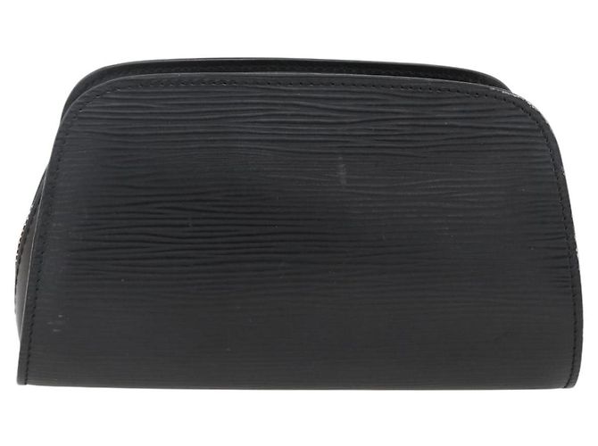 LOUIS VUITTON Pochette Dauphine PM Epi Nera M48442 LV Auth BSZ408 Nero - vista 2