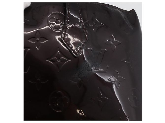 LOUIS VUITTON Borsa Wilshire PM Monogram Vernis Amarante M93641 Auth LV ka3116 Bordò - vista 3