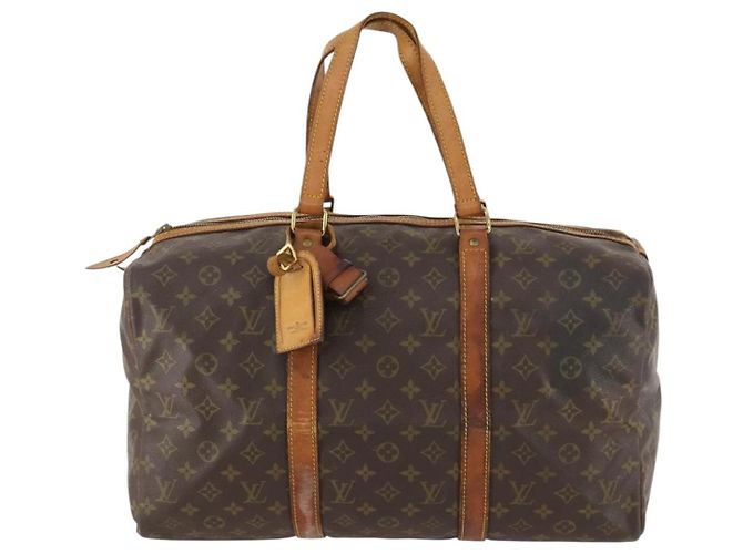 LOUIS VUITTON Borsa Boston Sac Souple 45 Monogram M41624 LV Auth BA10865 Monogramma - vista 13