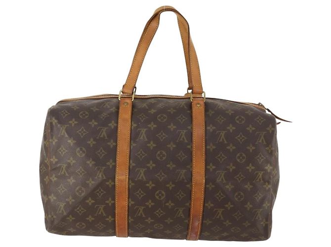 LOUIS VUITTON Borsa Boston Sac Souple 45 Monogram M41624 LV Auth BA10865 Monogramma - vista 2