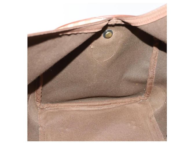 Borsa Boston Burberrys Nova Check PVC 2in1 Beige Oro Auth 170084 D'oro - vista 20