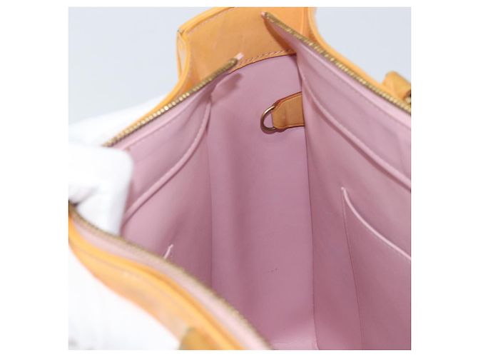 LOUIS VUITTON Borsa Columbus Monogram Vernis Rosa Marshmallow M91032 Auth ka3240 - vista 19