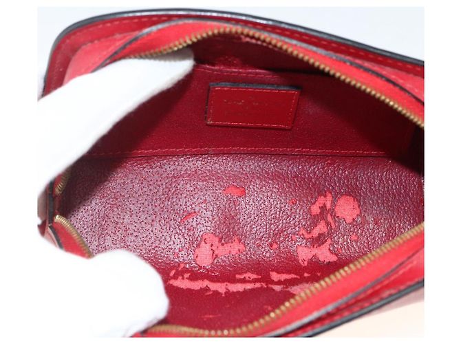 LOUIS VUITTON Pochette Dauphine PM Epi Rosso Castigliano M48447 LV Auth ti3785 - vista 10