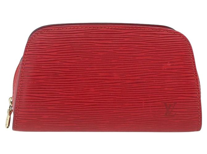 LOUIS VUITTON Pochette Dauphine PM Epi Rosso Castigliano M48447 LV Auth ti3785 - vista 13