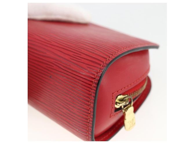 LOUIS VUITTON Pochette Dauphine PM Epi Rosso Castigliano M48447 LV Auth ti3785 - vista 15