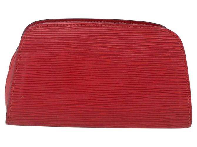LOUIS VUITTON Pochette Dauphine PM Epi Rosso Castigliano M48447 LV Auth ti3785 - vista 2