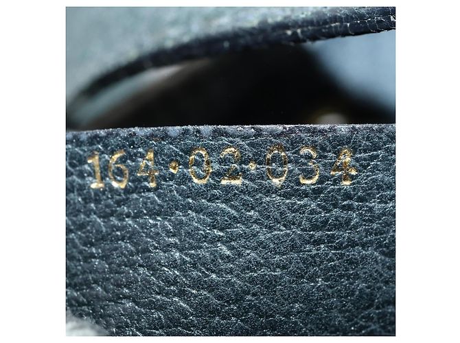 GUCCI Micro GG Supreme Sherry Line Tasche aus PVC Navy Gold 164 02 034 Auth th6606 Golden Marineblau - Ansicht 12