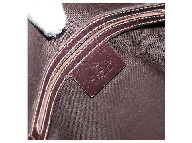 Gucci Borsa a Spalla GG Supreme PVC Oro Beige 223666 Auth ka3073A D'oro - vista 18