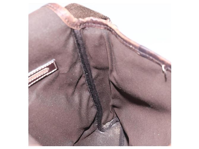 Gucci Borsa a Spalla GG Supreme PVC Oro Beige 223666 Auth ka3073A D'oro - vista 19