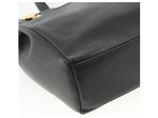 Borsa a Spalla Gianni Versace in Pelle Embossata Nera Oro Auth BA11363 Nero D'oro - vista 16