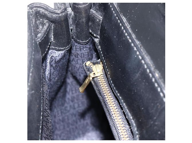 Borsa a Spalla Gianni Versace in Pelle Embossata Nera Oro Auth BA11363 Nero D'oro - vista 20