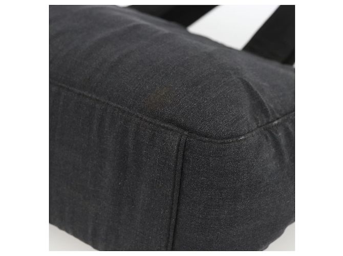 PRADA Handtasche aus grauem Silber-Canvas authentisch ti3797 Braun - Ansicht 14