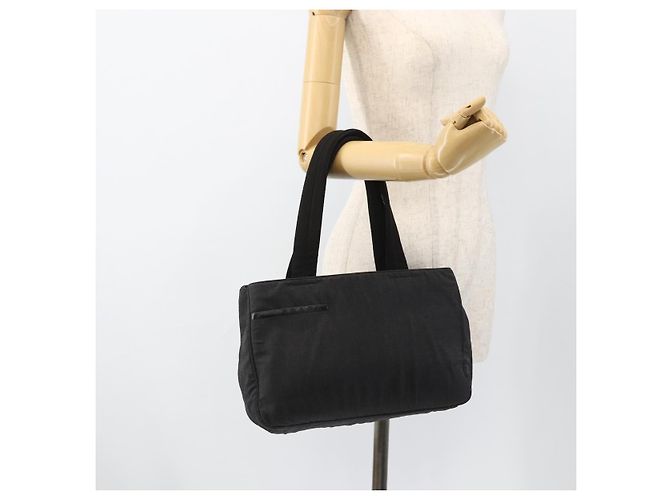 PRADA Handtasche aus grauem Silber-Canvas authentisch ti3797 Braun - Ansicht 24