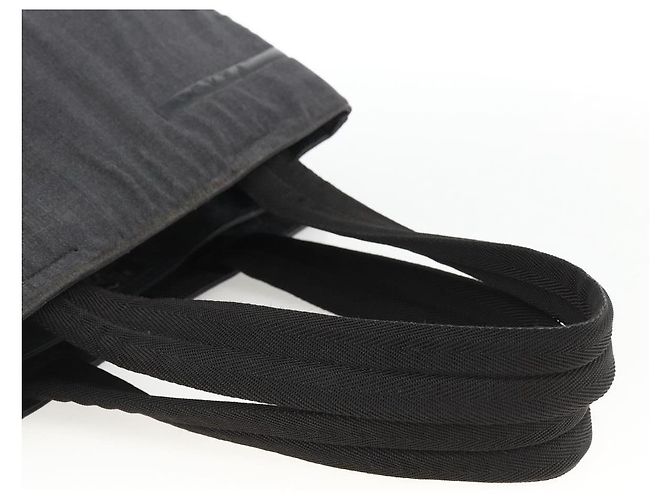 PRADA Handtasche aus grauem Silber-Canvas authentisch ti3797 Braun - Ansicht 7
