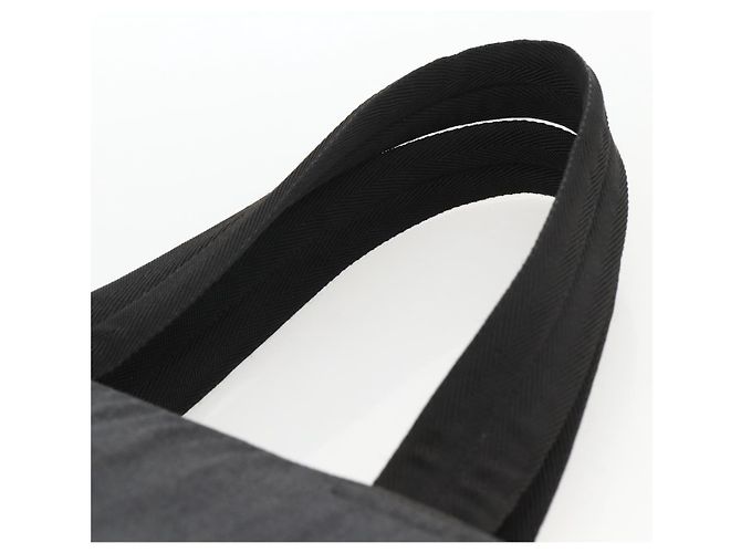 PRADA Handtasche aus grauem Silber-Canvas authentisch ti3797 Braun - Ansicht 8