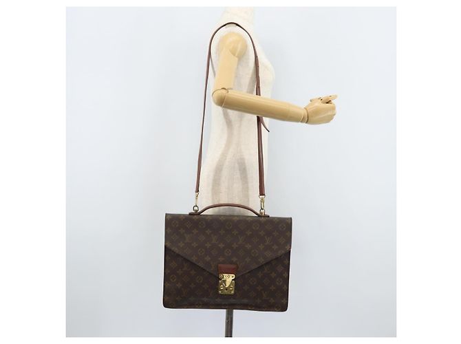LOUIS VUITTON Borsa Porta Documenti a Tracolla Monogram M53338 LV Auth hk3555 Monogramma - vista 26