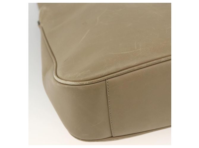 Borsa a mano in pelle GUCCI Bamboo 2way Beige Argento 001 1638 Auth ep13860 - vista 16