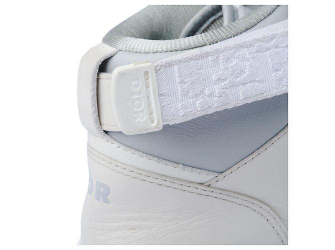 Dior Leder B27 High Top Sneakers Weiß - Ansicht 6