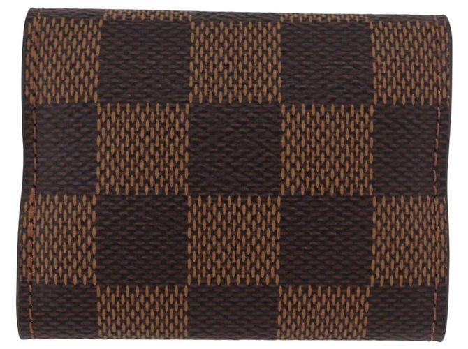 LOUIS VUITTON Gemelli Damier Ebene Senior Tulle M65737 Auth ARZ304 Bianco - vista 2