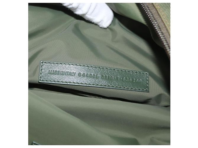 Borsa a corpo BALENCIAGA in tela khaki 644035 Auth bs33995 - vista 12