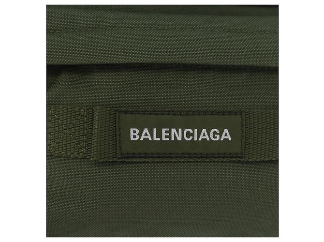 Borsa a corpo BALENCIAGA in tela khaki 644035 Auth bs33995 - vista 18