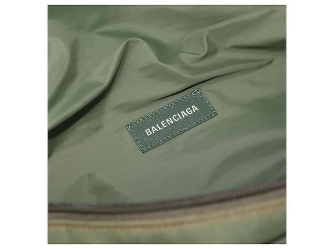 Borsa a corpo BALENCIAGA in tela khaki 644035 Auth bs33995 - vista 21