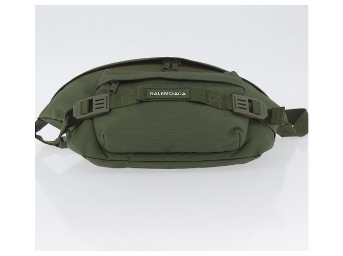 Borsa a corpo BALENCIAGA in tela khaki 644035 Auth bs33995 - vista 5
