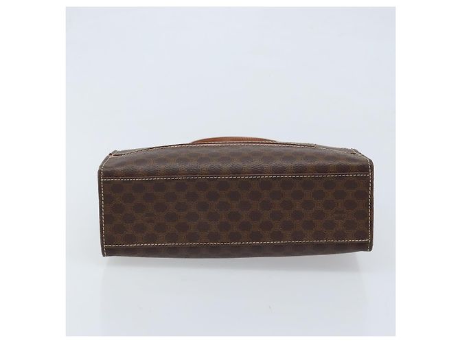 Céline Borsa a mano in tela Macadam CELINE in pelle PVC marrone e oro Auth bs33972 D'oro - vista 5