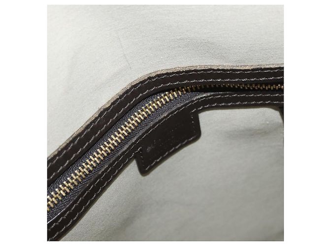 LOUIS VUITTON Borsa a Mano Mini Alma Haut Monogramma Khaki M92203 LV Auth BA11248 Cachi - vista 17