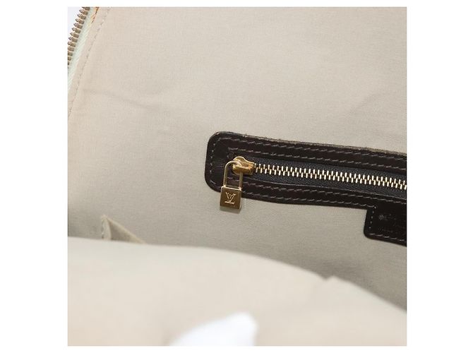 LOUIS VUITTON Borsa a Mano Mini Alma Haut Monogramma Khaki M92203 LV Auth BA11248 Cachi - vista 20