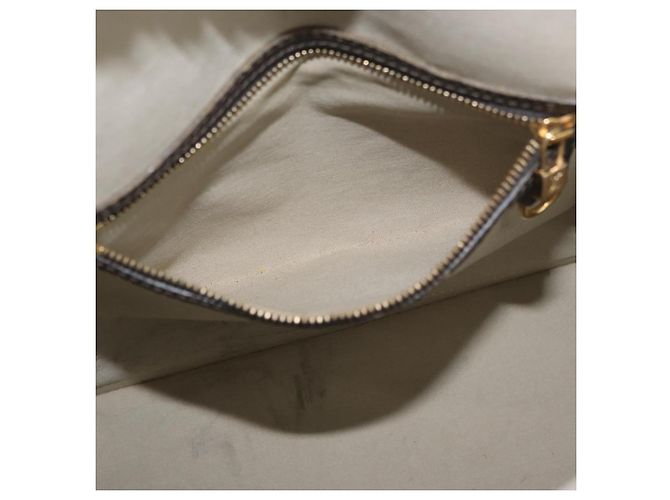 LOUIS VUITTON Borsa a Mano Mini Alma Haut Monogramma Khaki M92203 LV Auth BA11248 Cachi - vista 21