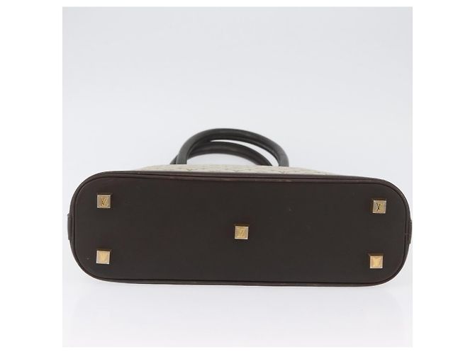 LOUIS VUITTON Borsa a Mano Mini Alma Haut Monogramma Khaki M92203 LV Auth BA11248 Cachi - vista 5