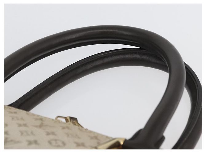 LOUIS VUITTON Borsa a Mano Mini Alma Haut Monogramma Khaki M92203 LV Auth BA11248 Cachi - vista 8
