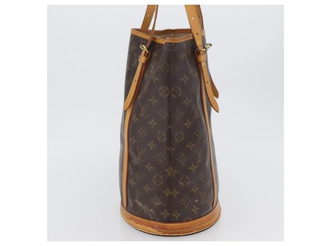 LOUIS VUITTON Borsa a Spalla Monogram Bucket GM M42236 LV Auth bs34066 Monogramma - vista 3