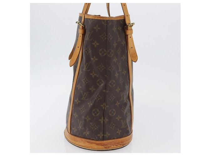 LOUIS VUITTON Borsa a Spalla Monogram Bucket GM M42236 LV Auth bs34066 Monogramma - vista 4