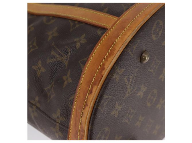 LOUIS VUITTON Borsa a Spalla Monogram Bucket GM M42236 LV Auth bs34066 Monogramma - vista 8