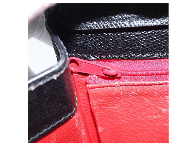 Céline Borsa a mano CELINE in pelle nera e oro Auth ARZ426A Nero D'oro - vista 21