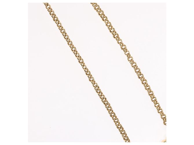 Collana Christian Dior metallo tono oro Auth BA11497 - vista 5