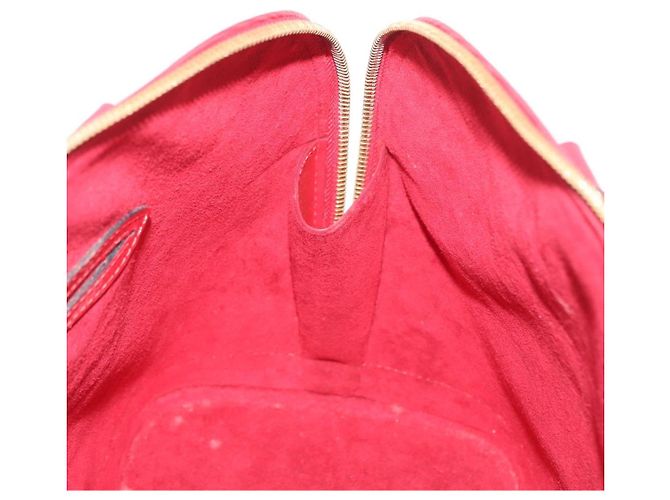 LOUIS VUITTON Borsa a Mano Epi Alma Rosso Castigliano M52147 LV Auth ARZ152 - vista 20