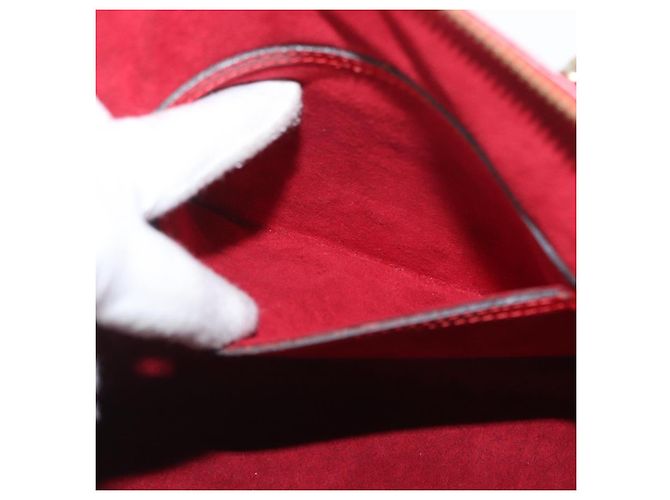 LOUIS VUITTON Borsa a Mano Epi Alma Rosso Castigliano M52147 LV Auth ARZ152 - vista 22
