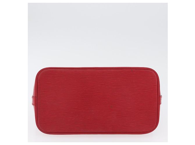 LOUIS VUITTON Borsa a Mano Epi Alma Rosso Castigliano M52147 LV Auth ARZ152 - vista 6