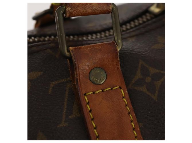 LOUIS VUITTON Borsa Boston Monogram Keepall Bandoulière 55 M41414 LV Auth BA10979 Monogramma - vista 20