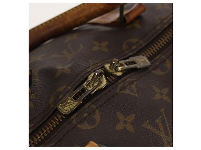 LOUIS VUITTON Borsa Boston Monogram Keepall Bandoulière 55 M41414 LV Auth BA10979 Monogramma - vista 23